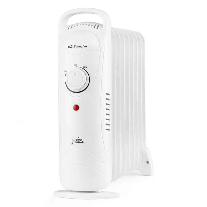 Orbegozo RO 1220 Radiador de Aceite Junior Compacto - Potencia 1200W - Termostato Regulable - Proteccion contra Sobrecalentamiento - Facil Manejo - As 1