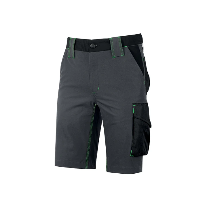 Upower Mercury Pantalon Corto Resistente - Talla 4XL - Repelente al Agua, Transpirable, Ajuste Retractil, Proteccion DPI1, Slim Fit, Multiples Bolsill 1