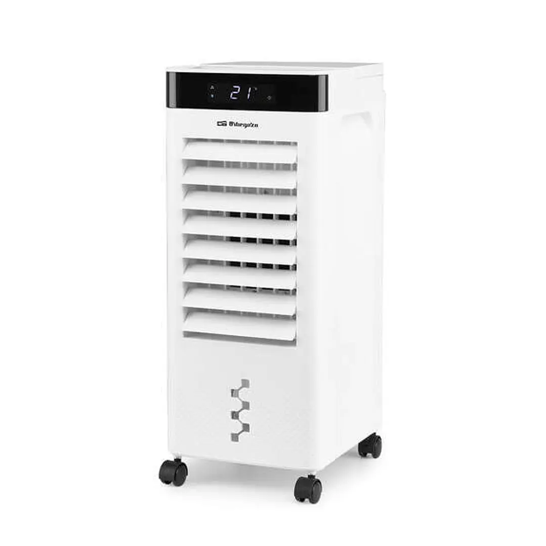 Orbegozo AIR 37 Climatizador 3 en 1 Purifica, Humidifica y Refresca - Potencia 65W - Display Digital - Temporizador 12h - Deposito 6L - 3 Velocidades  1