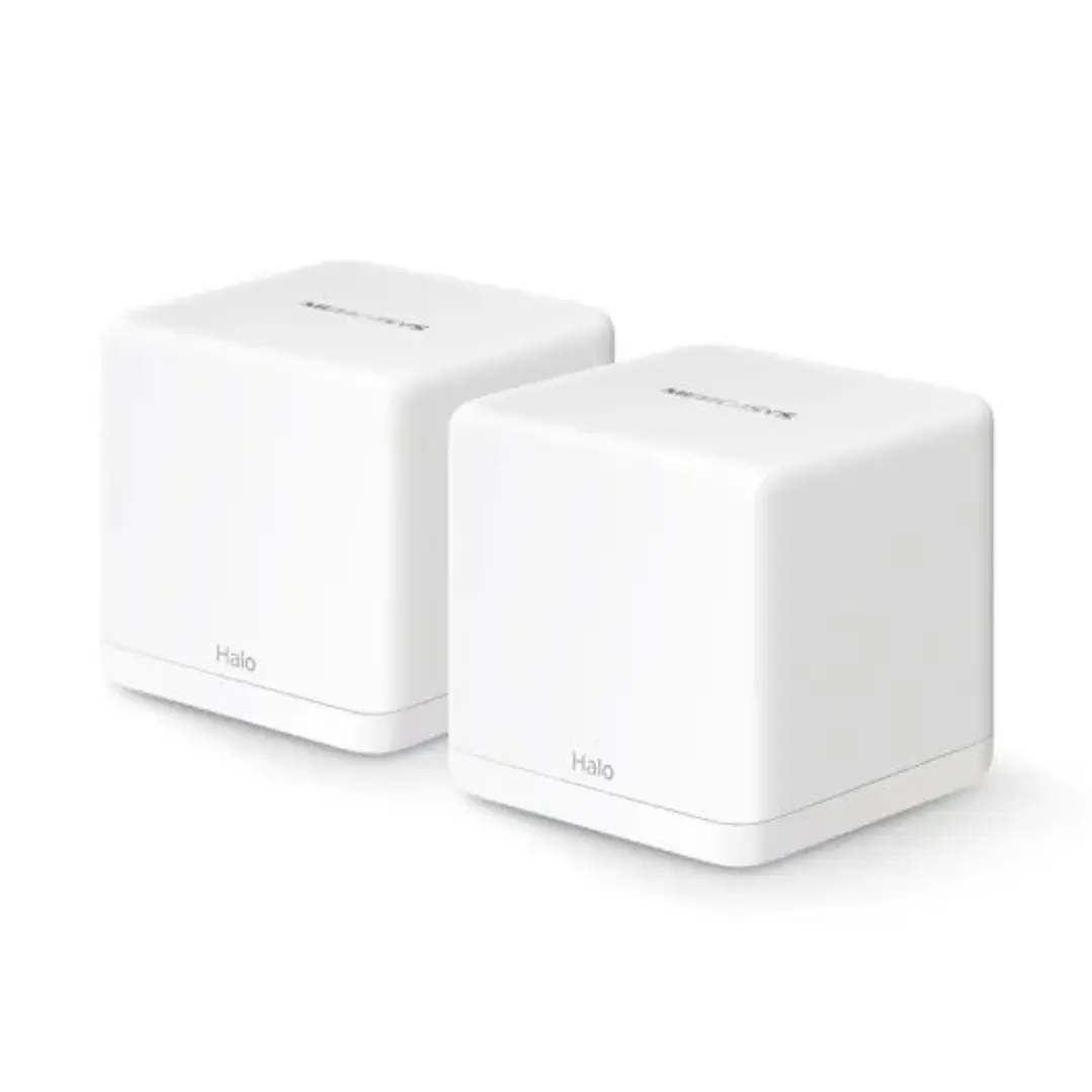 Mercusys Halo H60X Sistema Wi-Fi 6 Mesh AX1500 Doble Banda - 2 Unidades Halo - Cobertura hasta 350 m² - Color Blanco 1