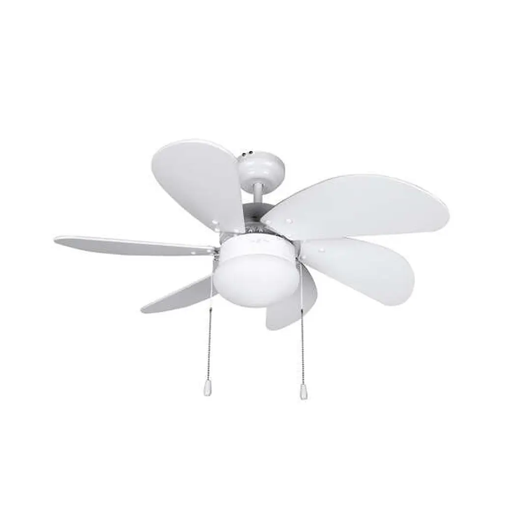 Orbegozo CP 15076 B Ventilador de Techo - Ideal para Ambientes Pequeños - Consumo Minimo de Energia - Sistema de Ventilacion Reversible - Silencioso - 1