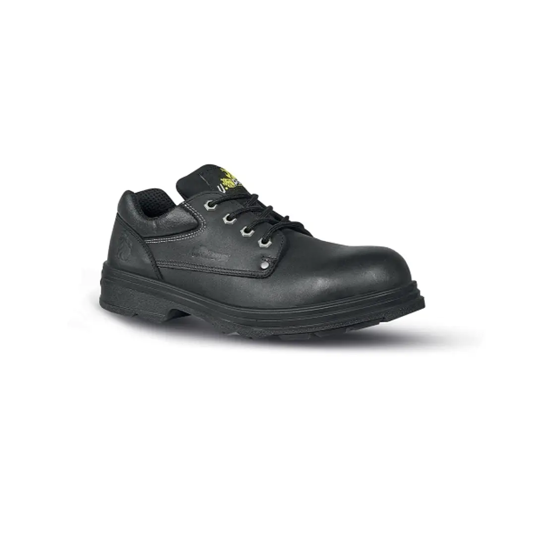 Upower Mustang L Calzado de Seguridad Bajos - Talla 47 - Empeine Piel Hidrofugo, Puntal Composite, Antiperforacion Acero Inoxidable, Transpirables, An 1
