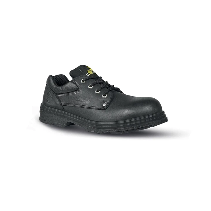 Upower Mustang L Calzado de Seguridad Bajos - Talla 42 - Empeine Piel Hidrofugo, Puntal Composite, Antiperforacion Acero Inoxidable, Transpirables, An 1