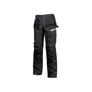 Upower Gordon Pantalones Funcionales con Bolsillos Flotantes - Talla 48 - Porta Herramientas, Porta Rodilleras, Cintura Ajustable, Detalles Reflectant