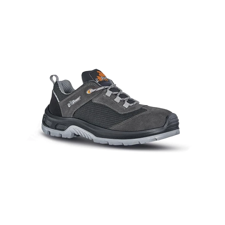 Upower Twister S Calzado de Seguridad - Talla 46 - Empeine Gamuza y Malla Transpirable, Puntal Compuesto, Antiperforacion, Antideslizante, Suela Doble 1