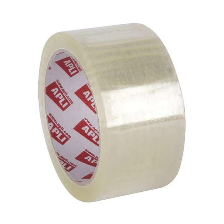 Apli Basic Precinto 48mmx66m 25 Micras Polipropileno - Adhesivo Acrilico - Transparente 1