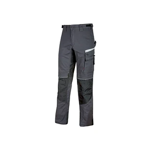 Upower Flash Pantalones de Trabajo Confortables - Talla 44 - Bolsillos Multifuncionales, Soportes para Herramientas, Rodilleras Confort, Cintura Ajust