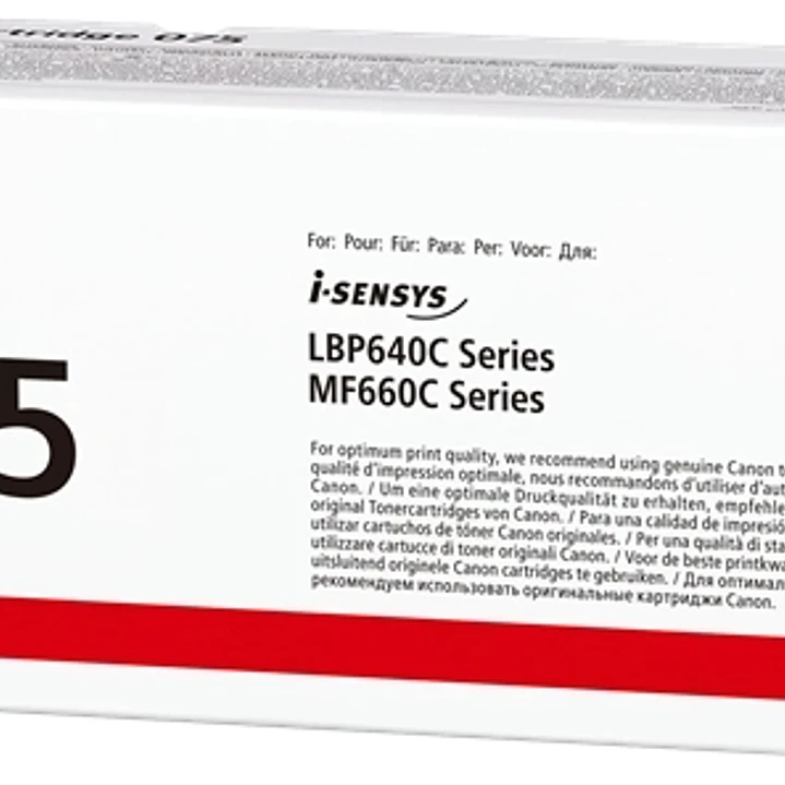 Canon 075 Negro Cartucho de Toner Original - 6365C002 1