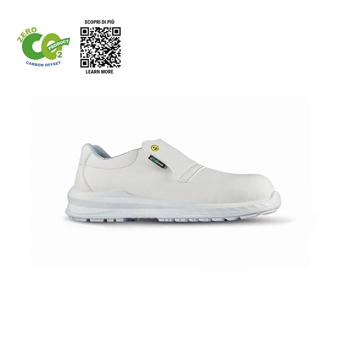 Upower Cliff O ESD Calzado de Seguridad Carbon Neutral - Talla 48 - Parte Superior Resistente al Agua, Puntera Ultraligera, Plantilla Antibacteriana,  1