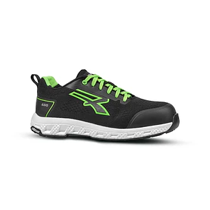 Upower Aton ESD Zapato Bajo de Seguridad - Talla 39 - Transpirable y Flexible, Puntera Fibertoe, Plantilla Antiperforacion Ultraligera, Suela EVA y Ca