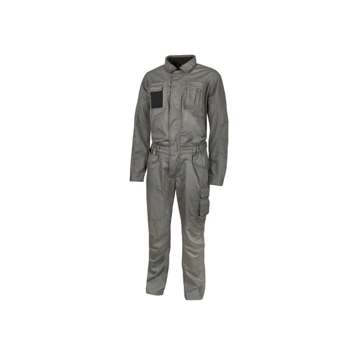 Upower Crisp Traje de Trabajo Resistente - Talla 44 - Comodidad y Funcionalidad, Cierre Central con Cremallera Bidireccional, Multiples Bolsillos, Puñ 1