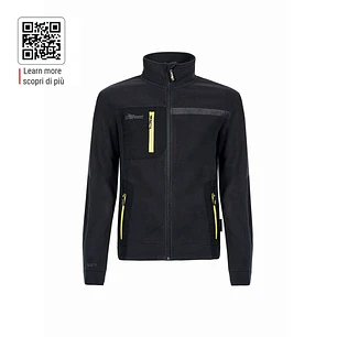 Upower Venus Sudadera Polar con Cremallera - Talla 4XL - Alta Transpirabilidad, Acabados Hot Press, Proteccion DPI1, Tres Bolsillos con Cremallera - C