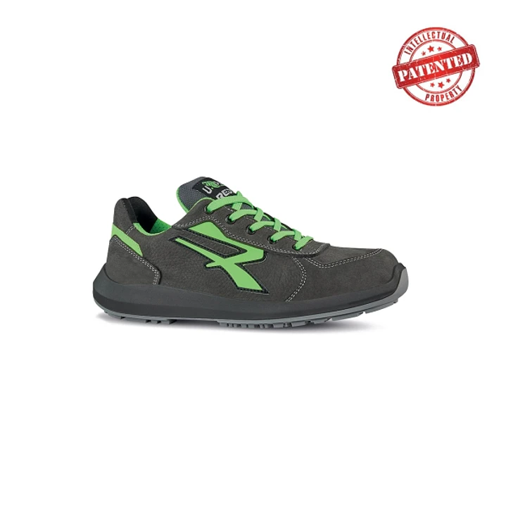 Upower Hydra S ESD Calzado de Seguridad Altos - Talla 42 - Cuero Nubuck Resistente al Agua, Puntera de Aluminio, Suela Antideslizante, Proteccion S3S  1