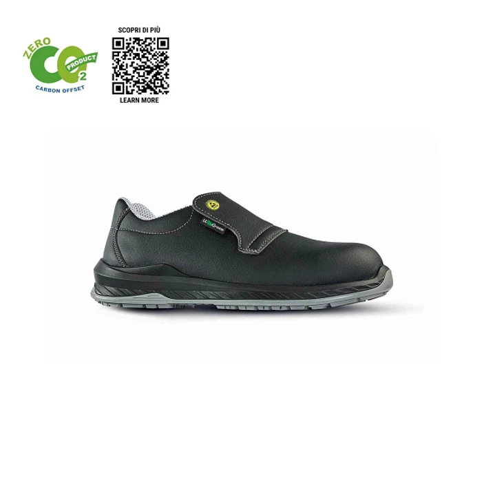 Upower Burn O ESD Calzado de Seguridad Eco-Friendly - Talla 39 - Puntera AirToe Composite, Resistente al Agua, Suela Antideslizante, Plantilla Antibac 1