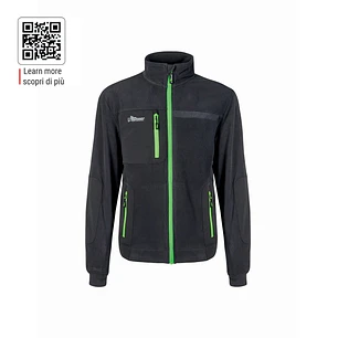 Upower Venus Sudadera Polar con Cremallera - Talla L - Alta Transpirabilidad, Confort y Durabilidad, Proteccion DPI1, Tres Bolsillos con Cremallera - 