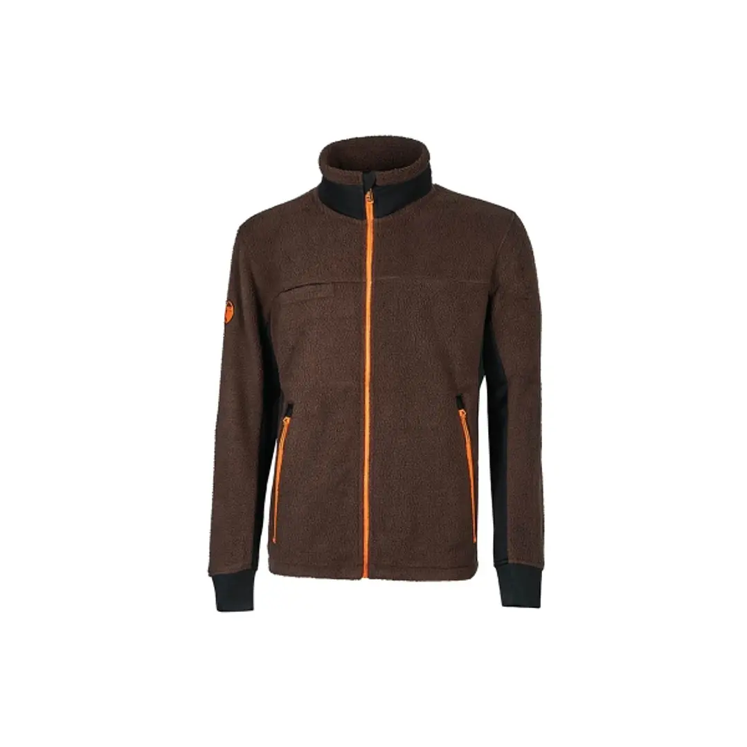 Upower Bark Chaqueta de Felpa Osito - Talla 4XL - Aislamiento Termico, Insertos Elastizados, Multiples Bolsillos con Cierre, Proteccion DPI1 - Color C 1