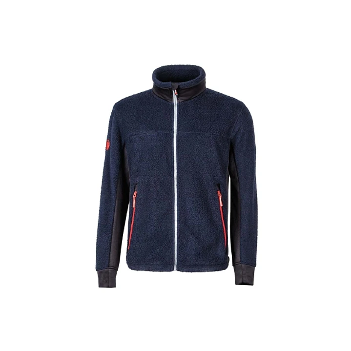 Upower Bark Chaqueta de Felpa Osito - Talla M - Cremallera Full-Zip, Aislamiento Termico, Insertos Elastizados, Multiples Bolsillos, Proteccion DPI1,  1