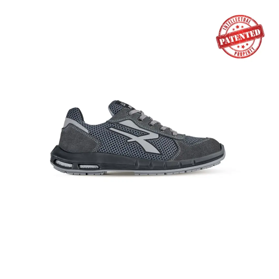 Upower Draco Plus S ESD Calzado de Seguridad Bajos - Talla 36 - Comodidad y Ligereza, Parte Superior de Nailon y Gamuza, Puntera de Aluminio, Antidesl 1