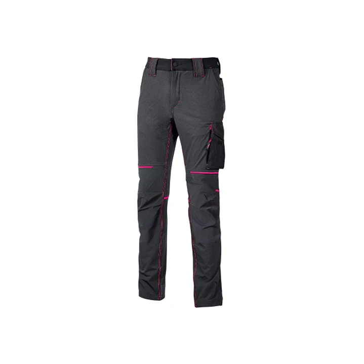 Upower World Lady Pantalon de Tejido U-4 Stretch - Talla S - Resistente y Transpirable, Secado Rapido, Multiples Bolsillos Funcionales, Ajuste Retract 1