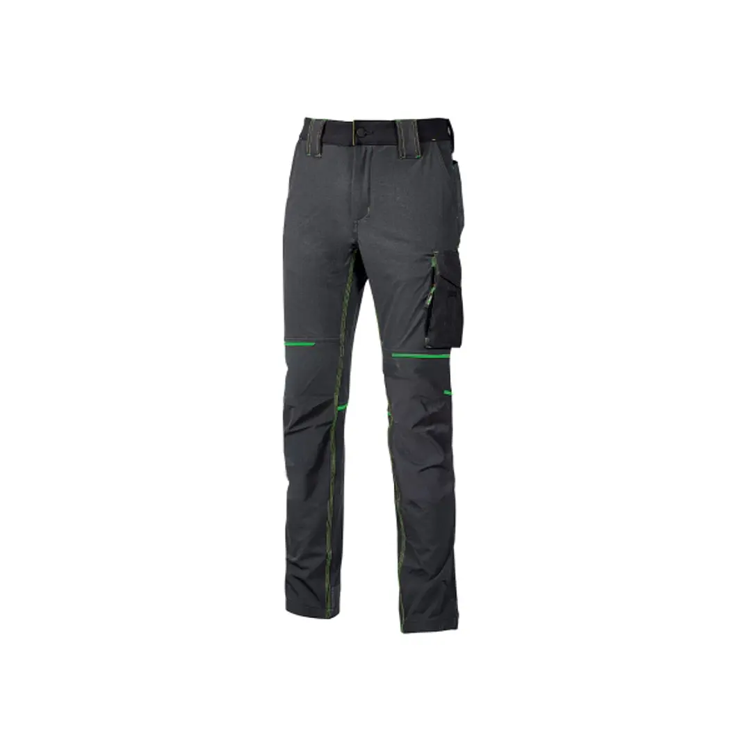 Upower World Pantalon Resistente y Transpirable - Talla M - Secado Rapido, Multiples Bolsillos Funcionales, Ajuste Retractil, Proteccion DPI1 - Color  1