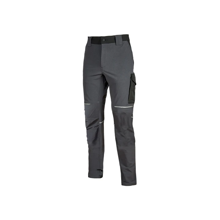 Upower World Pantalon Stretch Resistente - Talla 3XL - Transpirable, Secado Rapido, Multiples Bolsillos, Ajuste Retractil, Detalles Reflectantes, Cost 1