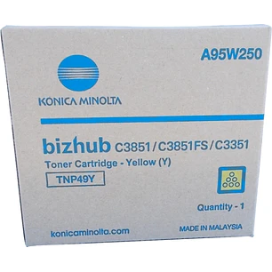 Konica Minolta TNP49 Amarillo Cartucho de Toner Original - TNP49Y/A95W250