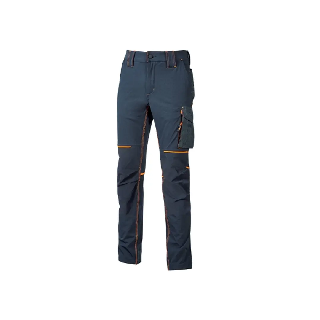 Upower World Pantalon de Tejido U-4 - Talla M - Resistente y Transpirable, Secado Rapido, Multiples Bolsillos Funcionales, Ajuste Retractil, Detalles  1