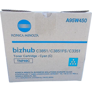 Konica Minolta TNP49 Cyan Cartucho de Toner Original - TNP49C/A95W450