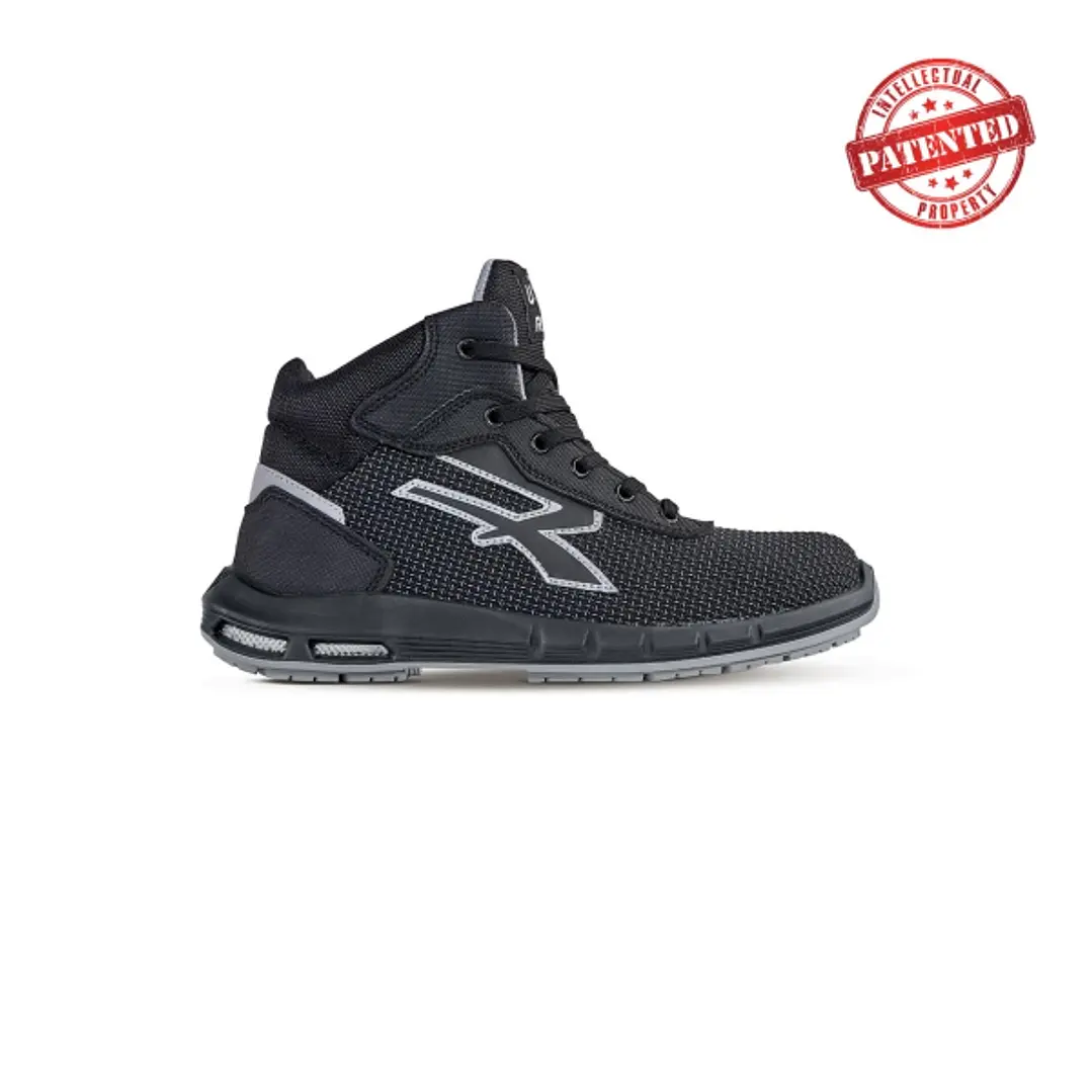 Upower Velar Plus S ESD Zapato Alto de Seguridad - Talla 40 - Puntera AirToe Aluminium, Antipinchazos, Alta Resistencia a la Abrasion, Suela PU/PU Hig 1