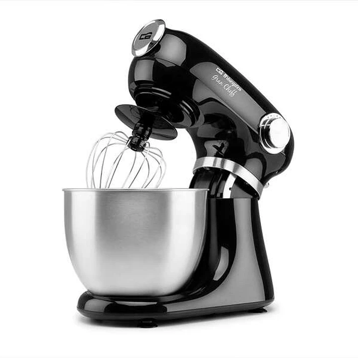 Orbegozo AM 6600 Batidora Amasadora - Potente y Versatil - 1000W - Bol de Acero Inoxidable de 5L - Accesorios para Amasar, Mezclar y Batir 1