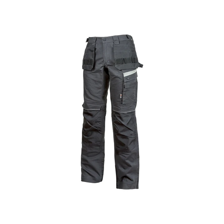 Upower Gordon Pantalones Funcionales con Bolsillos Flotantes - Talla 56 - Porta Herramientas, Cintura Ajustable, Insertos Reflectantes, Costuras Tripl 1