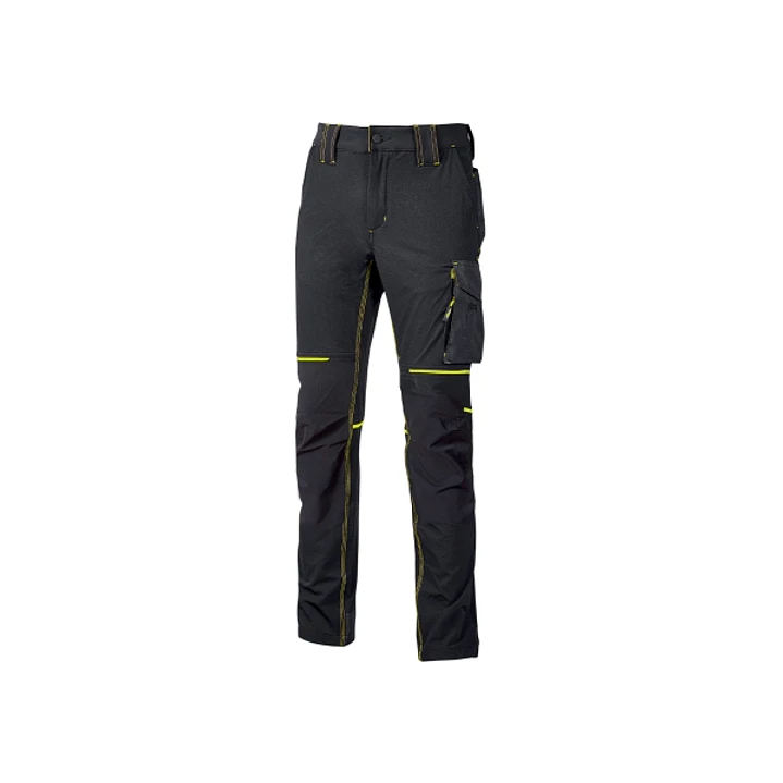 Upower World Pantalon Stretch Resistente - Talla XS - Transpirable, Secado Rapido, Bolsillos Multiples, Ajuste Retractil, Detalles Reflectantes, Prote 1