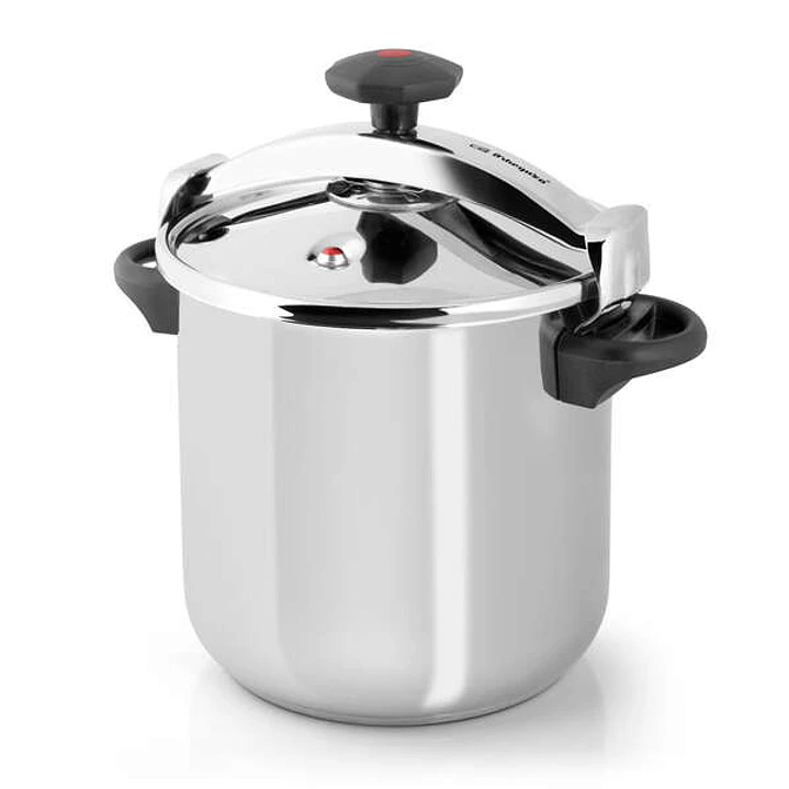 Orbegozo HPL 10070 Olla a Presion Clasica - Coccion Perfecta y Segura - Sistema de Cierre Progresivo - Compatible con Todo Tipo de Fuegos - Capacidad  1