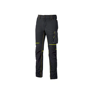 Upower World Pantalon Stretch Resistente - Talla S - Transpirable, Secado Rapido, Bolsillos Multiples, Ajuste Retractil, Detalles Reflectantes, Protec