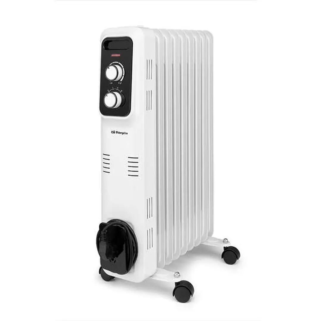 Orbegozo RL 2000 Radiador de Aceite Elegance - Potente y Seguro - Inercia Termica para Dispersion Homogenea del Calor - Facil Manejo y Transporte - Fu 1