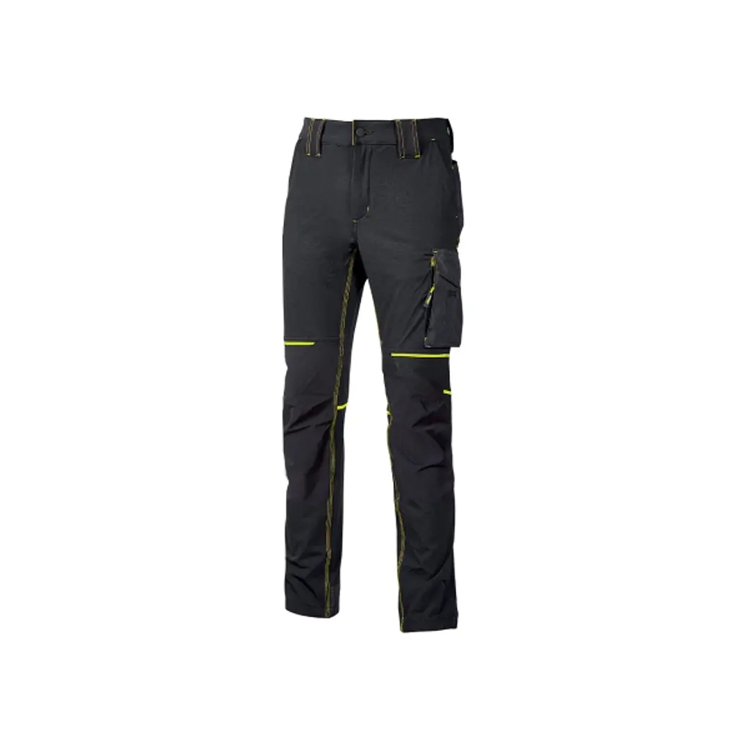 Upower World Pantalon Resistente y Transpirable - Talla 3XL - Tejido U-4 Stretch, Secado Rapido, Bolsillos Funcionales, Ajuste Retractil, Costuras Tri 1