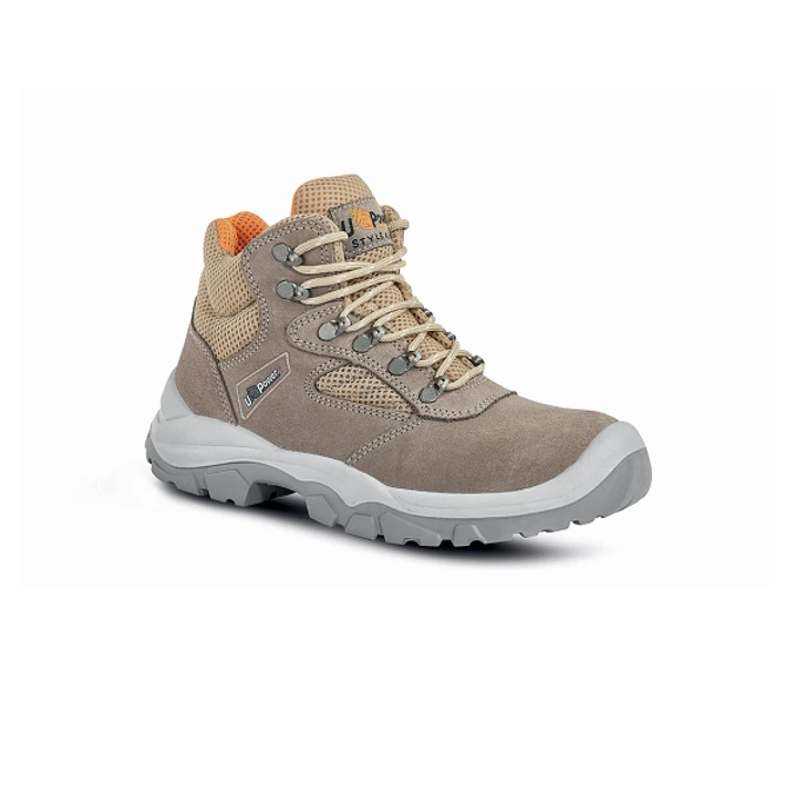 Upower Desert L Calzado de Seguridad Altos - Talla 40 - Empeine Gamuza Ultra Transpirable, Puntal Acero, Antiperforacion, Antideslizante, Proteccion S 1