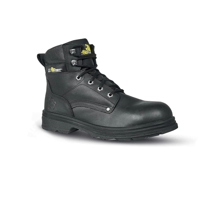 Upower Track L Botines de Seguridad - Talla 43 - Empeine Piel Hidrofugo, Puntal Composite, Antiperforacion Acero Inoxidable, Transpirables, Suela Anti 1