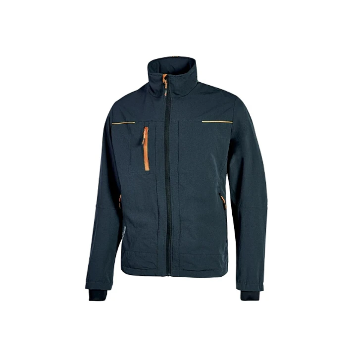 Upower Pluton Chaqueta de Tela Resistente - Talla M - Suave, Repelente al Agua, Transpirable, Bolsillos Practicos, Capuchon Retractil, Puños a Prueba  1