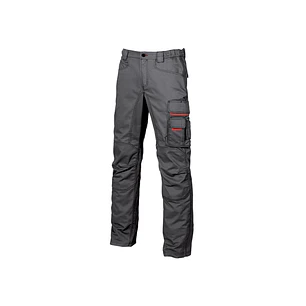 Upower Grin Pantalon de Trabajo con Forro de Franela - Talla 56 - Multiples Bolsillos, Refuerzos en Areas Clave, Cintura Ajustable, Proteccion DPI1 - 