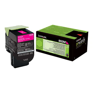 Lexmark CX310/CX410/CX510 Magenta Cartucho de Toner Original - 80C20M0/80C20ME/802M