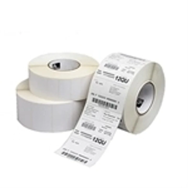 Zebra Z-Perform 2000T Pack de 8 Rollos de Etiquetas Termicas Originales 51x25mm - Adhesivo Permanente - 2.580 Unidades x Rollo - 3007201-T 1