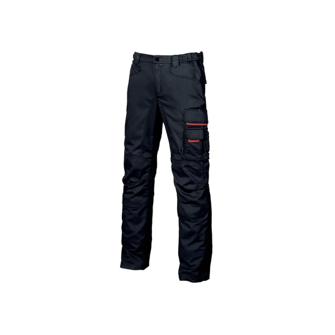 Upower Grin Pantalon de Trabajo con Forro de Franela - Talla 50 - Multiples Bolsillos, Cintura Ajustable, Refuerzos en Areas Clave, Proteccion DPI1, C 1