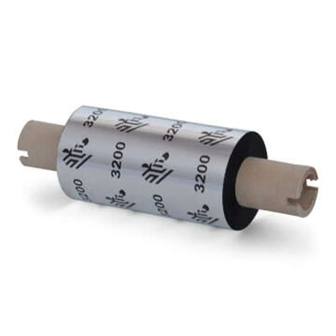Zebra ZipShip 3200 Pack de 12 Cintas de Transferencia Termica Original - Cintas de mezcla Cera/Resina - Nucleo 12.7mm, Ancho 64mm, Longitud 74m 1