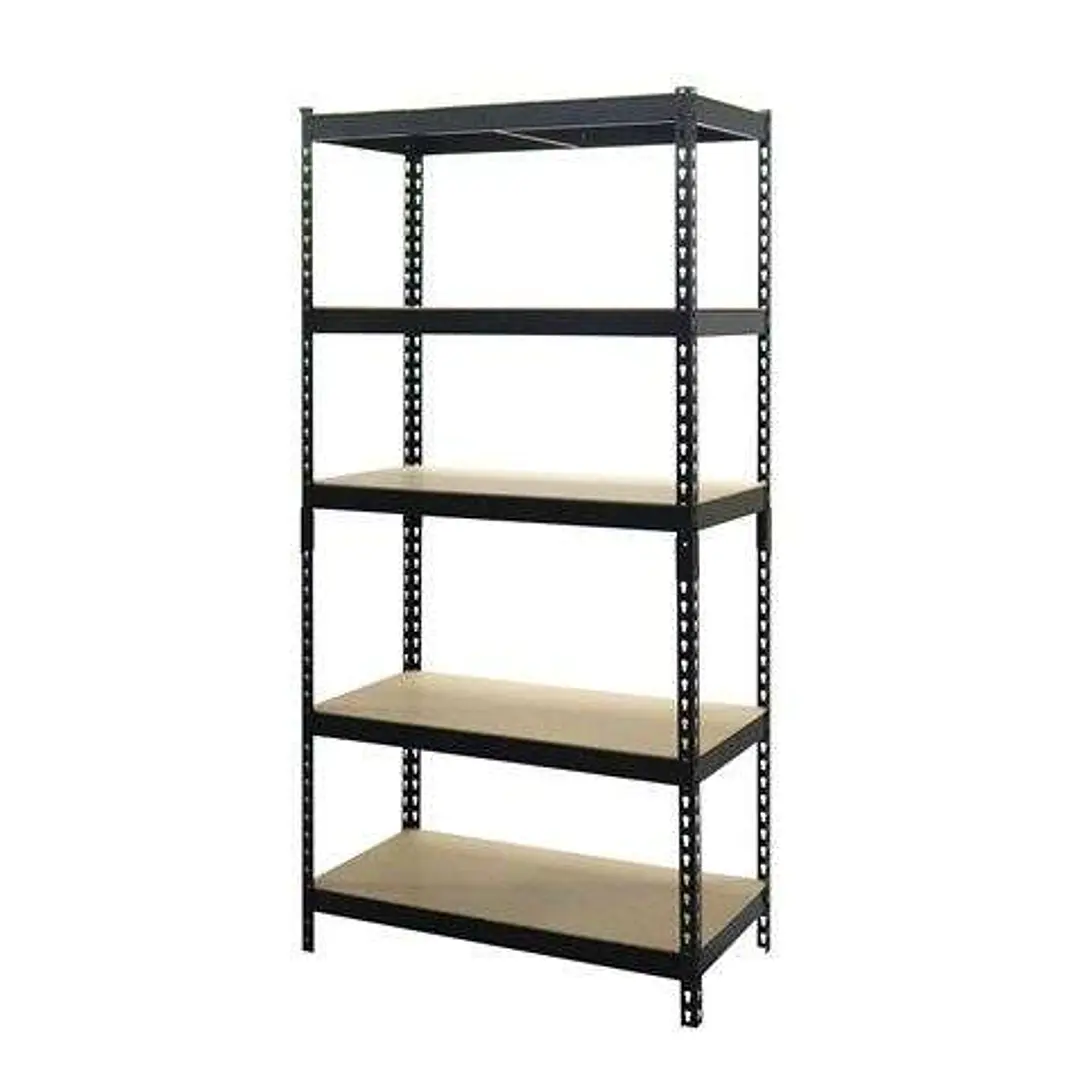 Blim Estanteria Metalica Ajustable - 183x90x45mm - Soporte 175kg por Balda - Facil Montaje - Recubrimiento Polvo Negro - Color Negro 1