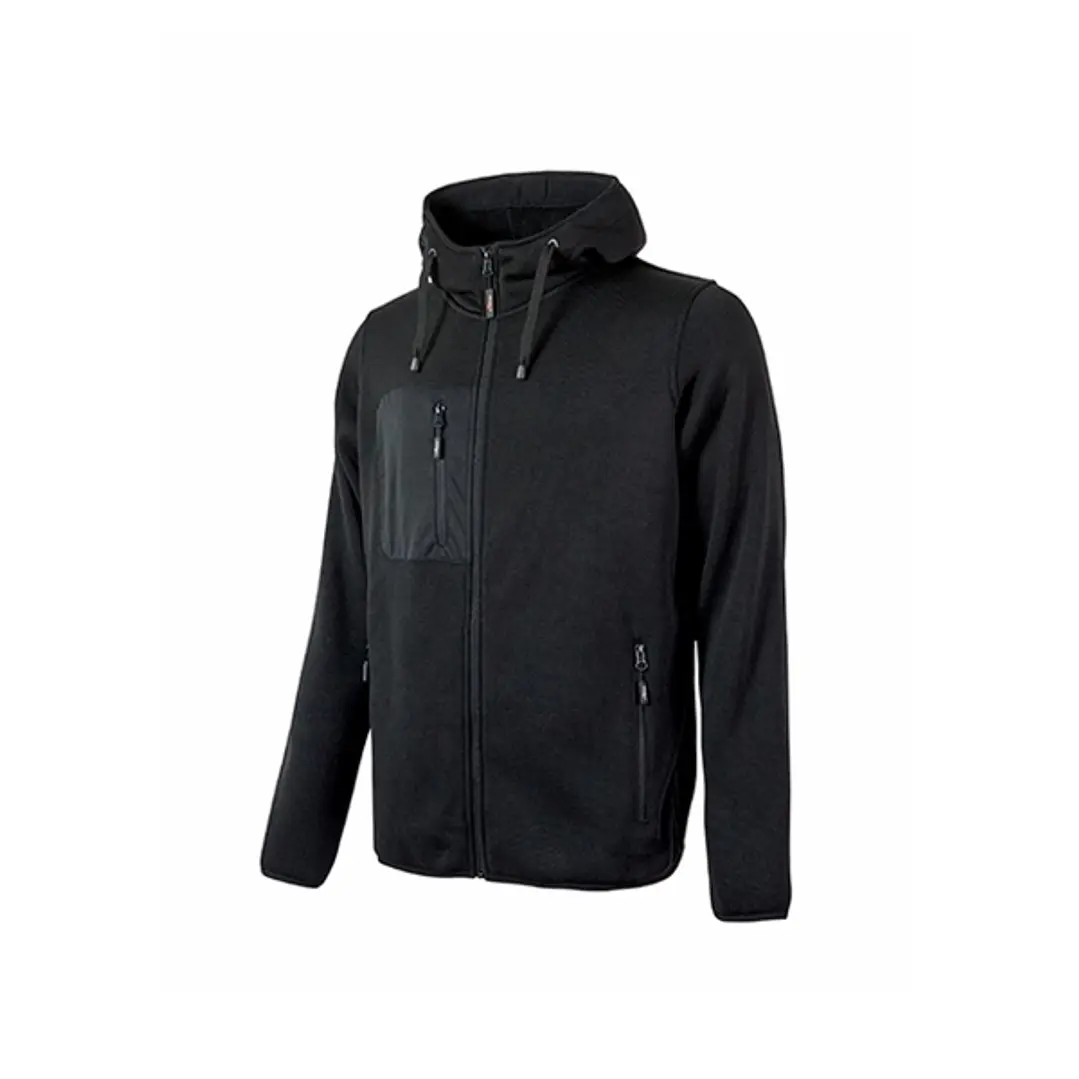 Upower Rainbow Sudadera de Alta Calidad - Talla M - Interior de Forro Polar, Cuello Alto, Cremallera Central, Capuchon Ajustable, Bolsillos con Cremal 1