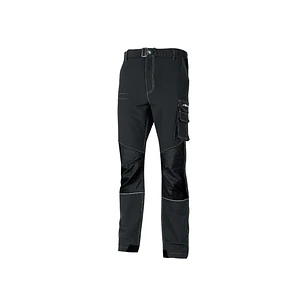 Upower Ibiza Pantalon de Trabajo Confortable - Talla M - Tejido Tecnico Elastico, Bolsillos Inteligentes, Cinturon Integrado, Detalles Reforzados, Cin