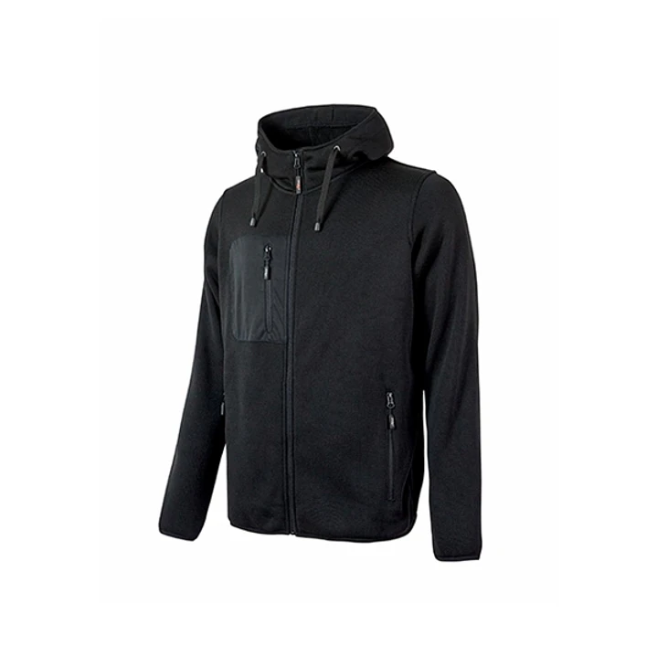 Upower Rainbow Sudadera con Forro Polar - Talla 2XL - Cuello Alto, Cremallera Central, Capuchon Ajustable, Bolsillos con Cremallera, Proteccion DPI1 - 1