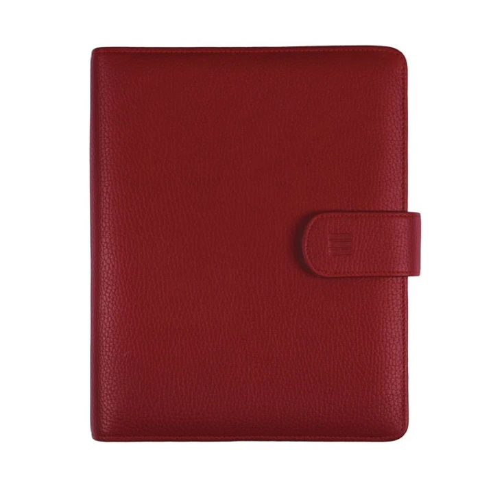Finocam Open Piel Andrea Agenda Organizador - Formato 1000 - 205x43x249mm - 1 Dia por Pagina - Color Burdeos 1
