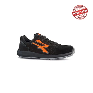 Upower Orion S ESD Calzado de Seguridad Bajos - Talla 38 - Gamuza Perforada, Puntera de Aluminio, Antideslizante, Antiarrugas, Suela PU/PU High Reboun